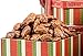 Benevelo Gifts 6 Tier Gourmet Nuts & Snacks Holiday Gift Set | Chocolate Caramel Drizzled Popcorn, Peppermint Pretzels, Honey Glazed Almonds, Old Fashioned Christmas Candy Mix, and Holly Jolly Mix