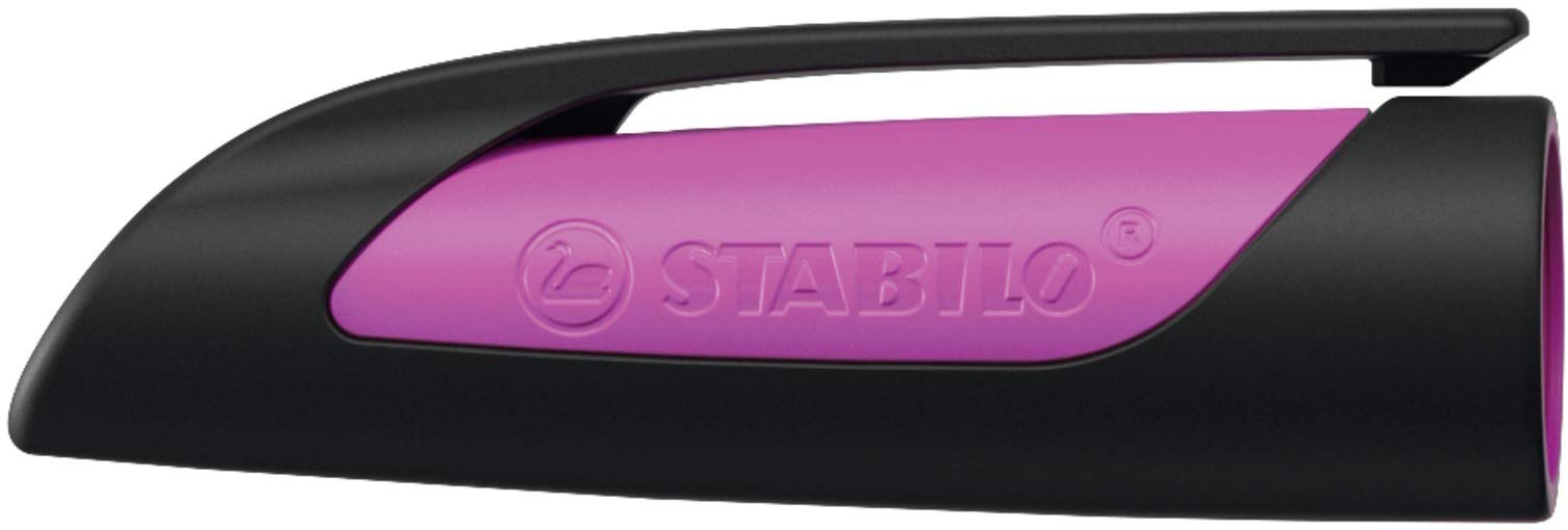 STABILO Ergonomic School Fountain Pen EASYbuddy - Cap - black/magenta