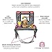 Car Seat Travel Tray by Snugglebumz. Snack, Play and Stay Organized on The Go with Our Premium Travel Tray Featuring an iPad/Tablet Sleeve, Mesh Pockets, Cup Holder and More!