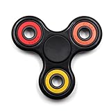 NEWBEA Hand Spinner Tri-Spinner Fidget Spinner Toy Stress Reducer (Three Wings), Black