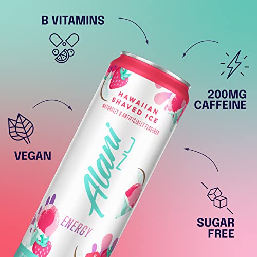 Alani Nu SugarFree Energy Drink, PreWorkout Performance, Hawaiian