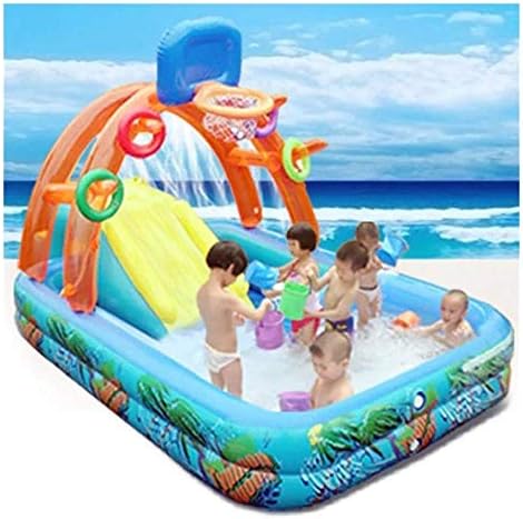 inflatable pool with slide for toddlers