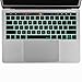 MOSISO Premium Ultra Thin TPU Keyboard Cover Compatible with MacBook Pro with Touch Bar 13 and 15 inch 2019 2018 2017 2016 (Model: A2159, A1989, A1990, A1706, A1707) Transparent Skin, Mint Green