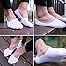 Men's No Show Socks 5 Pack Casual Ankle Low Cut Loafers Invisible Non Slip Boat Liner Socks (Multi-1)