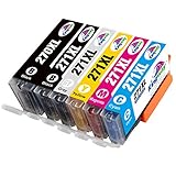 Kingway PGI-270XL CLI-271XL Compatible Canon Ink Cartridge (with Grey) for Canon MG7720 Printer