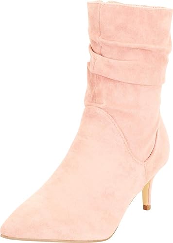 ruched pointed toe boots