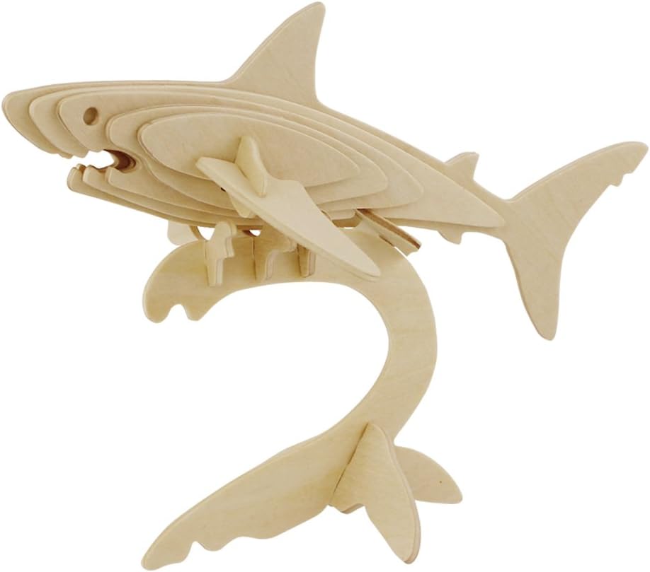 wooden shark toy