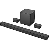 VIZIO V-Series 5.1 Home Theater Sound Bar with Dolby Audio, Bluetooth, Wireless Subwoofer, Voice Assistant Compatible, includ