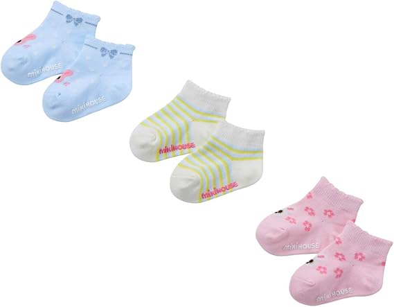 Amazon Co Jp ミキハウス Mikihouse ローカットソックスパック 男の子 女の子 11cm 15cm ベビーキッズ子供服 靴下 服 ファッション小物