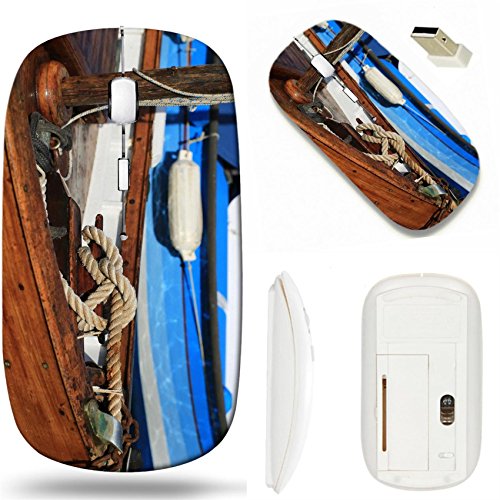 MSD Wireless Mouse White Base Travel 2.4G Wireless Mice with USB Receiver, Noiseless and Silent Click with 1000 DPI for notebook, pc, laptop, computer, mac book design 30538917 France Riviera the mari