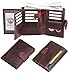 Mens Wallet Soft Genuine Leather Trifold Wallet for Men Card Holder Coin Purse gift Box 1