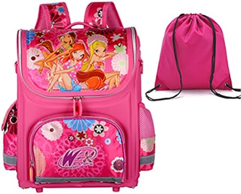 Kalakk Children School Bags Girls O Butterfly Design Princess Kids Satchel Knapsack