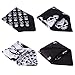 HDE 8-Pack Bandana Flaming Skull Motorcycle Biker Handkerchief Head Wrap Doo Rag (Skull and Crossbones Mix)