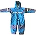 Oakiwear Kids One-Piece Waterproof Trail Rain Suit, Celestial Blue, 3T Toddler