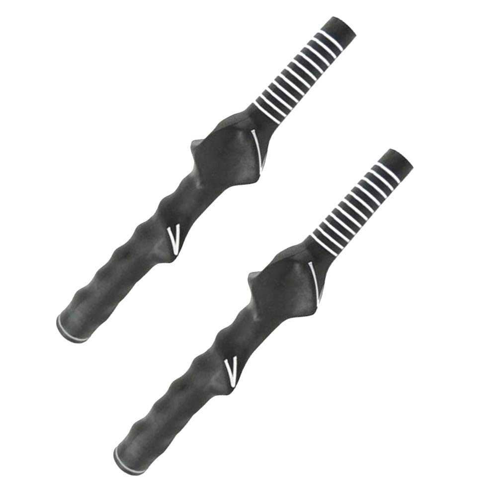 Photo 1 of Yuyeran 2Pcs Right-Hand Golf Training Grip Golf Club Grip RH Practice Aid Golf Swing Trainer Accessories