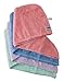 Turbie Twist Microfiber Hair Towel Wrap [Single Pack] – The Original Microfiber Hair Wrap As Seen On TV! Available in Pink, Blue, Purple and Aqua Hair Turban Towel Wraps (Blue)