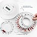 Pointells Automatic Pill Dispenser – 28-Day Portable Medication Planner and Organizer – Dispense Vitamins and Tablets Up 6 Times Per Day – Includes Flashing Light, Alarm and Safety Lock