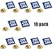 JW.ORG Square Gold Lapel Pin Jehovah Witness - 1