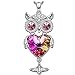 Kate Lynn Valentines Day Necklace Gifts for Mom Necklaces for Women Owl Crystal Pendant Necklace Animal Jewelry Gifts Jewelry for Women Valentines Gifts for Women Birthday