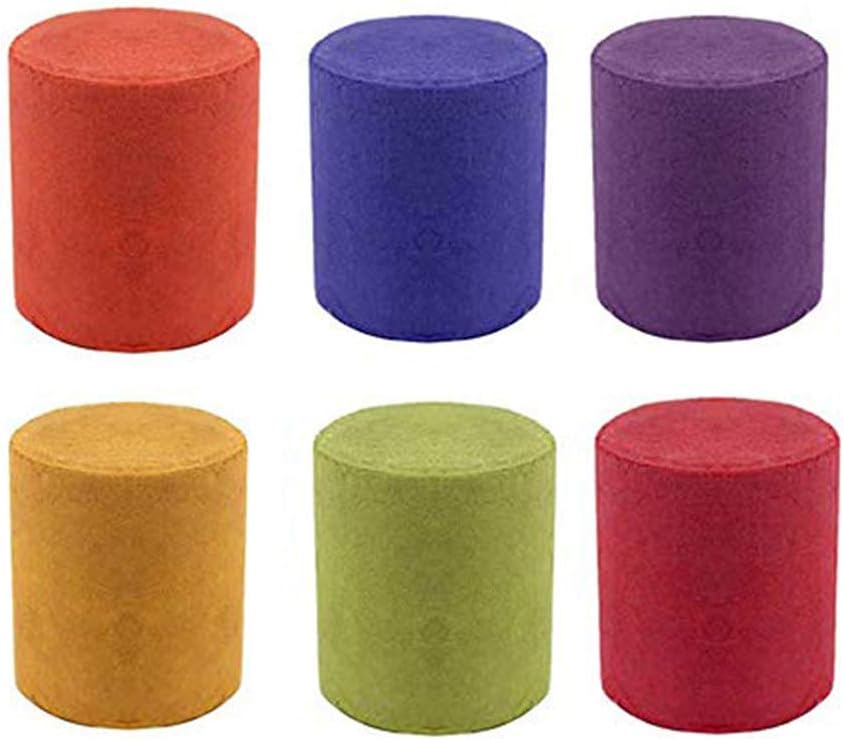 BZLine Colorful Smoke Cakes Smoke Effect Party Spray Supplies, Round Bomb Stage Photography Props (Multicolor)