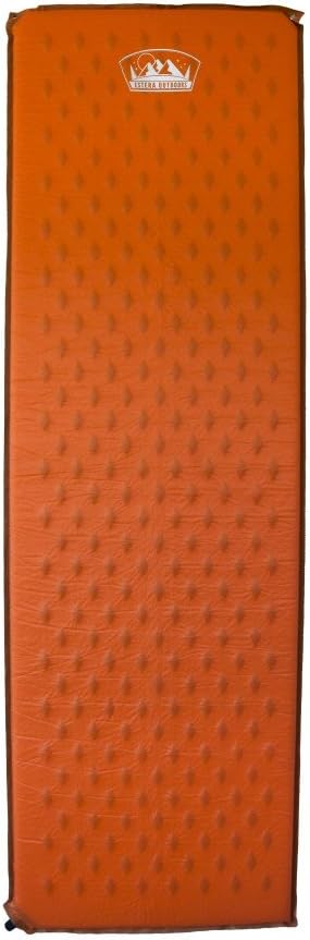 Estera Outdoors Lightweight Self Inflating Air Mattress, Foam Sleeping Mat, Camping Sleep Pad with Stuff Sack