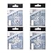 Premium Quality Nail Art Set of Metal 3D Decorations In Different Designs / Shapes Including Silver Skulls, Skulls With Rhinestones, Crowns With Crystals And Crosses With Jewels By VAGA