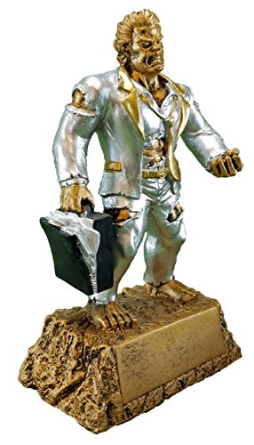 image for Monster Salesman Trophy - Salesperson Hulk Award - Engraved Plates by 
