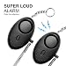 Safesound Personal Alarm Emergency Alarm Devices 2 Pack Personal Alarm for Kids, Women, Elderly, with Led Light, Keychain, Personal Safety and Self-defense Alarms with Clip primary