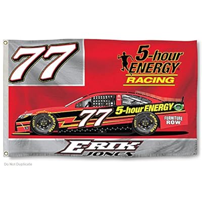 Erik Jones #77 2017 CAR Version 3x5 Flag Outdoor House Banner Nascar Racing