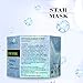 Peel Off Mask, Moisturizing Mask for Face, Star Mask Bling Glitter Deep Cleansing Pore Moisturizing Blackhead Remover Mask, 50ml