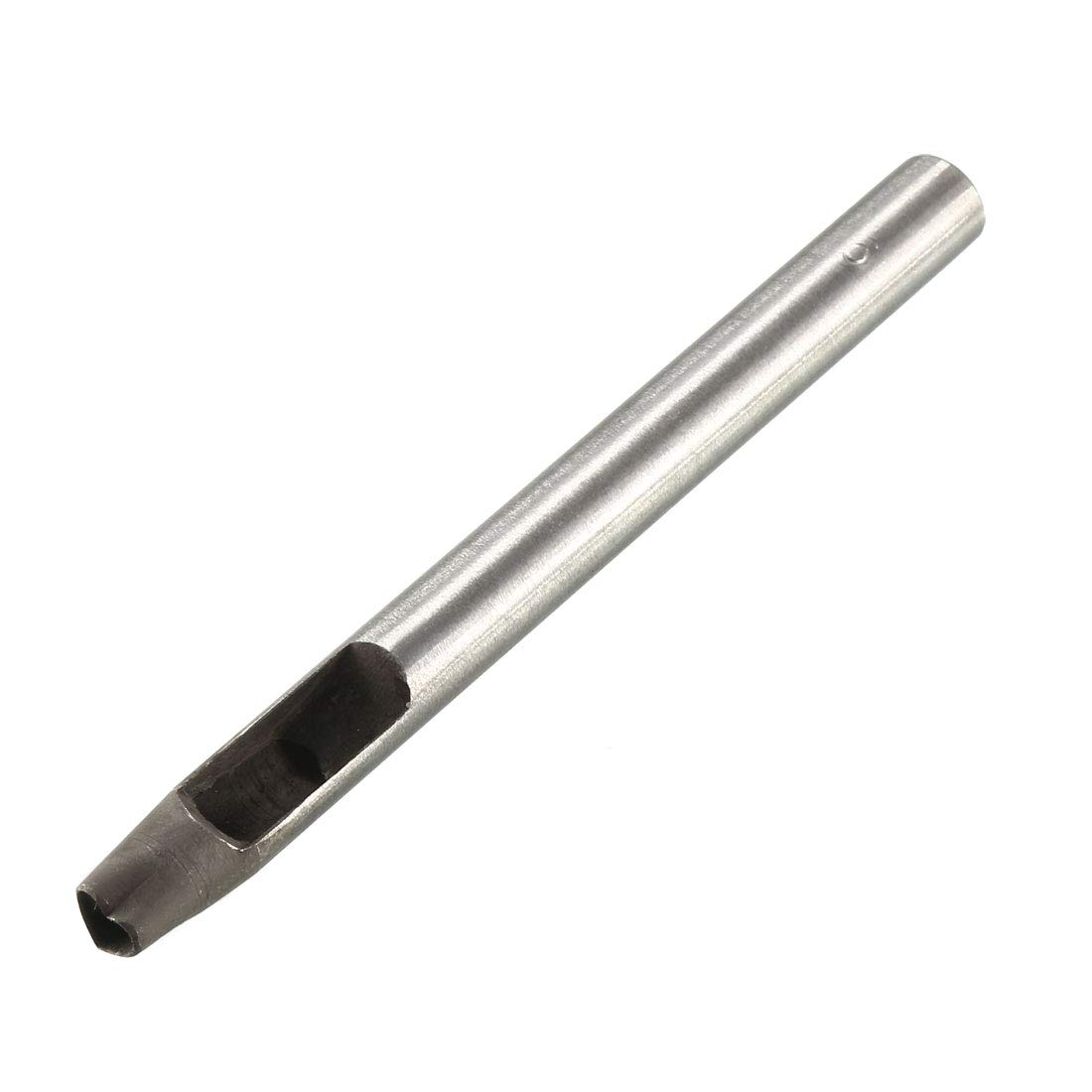 sourcing map Heart-Shaped Hole Hollow Cutter Punch Die Cutter Handmade DIY Tool 6mm Dia.