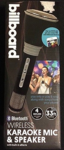 billboard karaoke mic and speaker