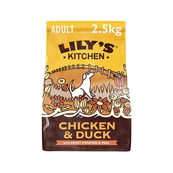 Lilys-Kitchen-Chicken-Duck-Sweet-Potato-Countryside-Casserole-Natural-Grain-Free-Complete-Adult-Dry-Dog-Food-25-kg Lily's Kitchen Chicken, Duck and Sweet Potato Countryside Casserole Natural Grain Free Complete Adult Dry Dog Food (2.5…