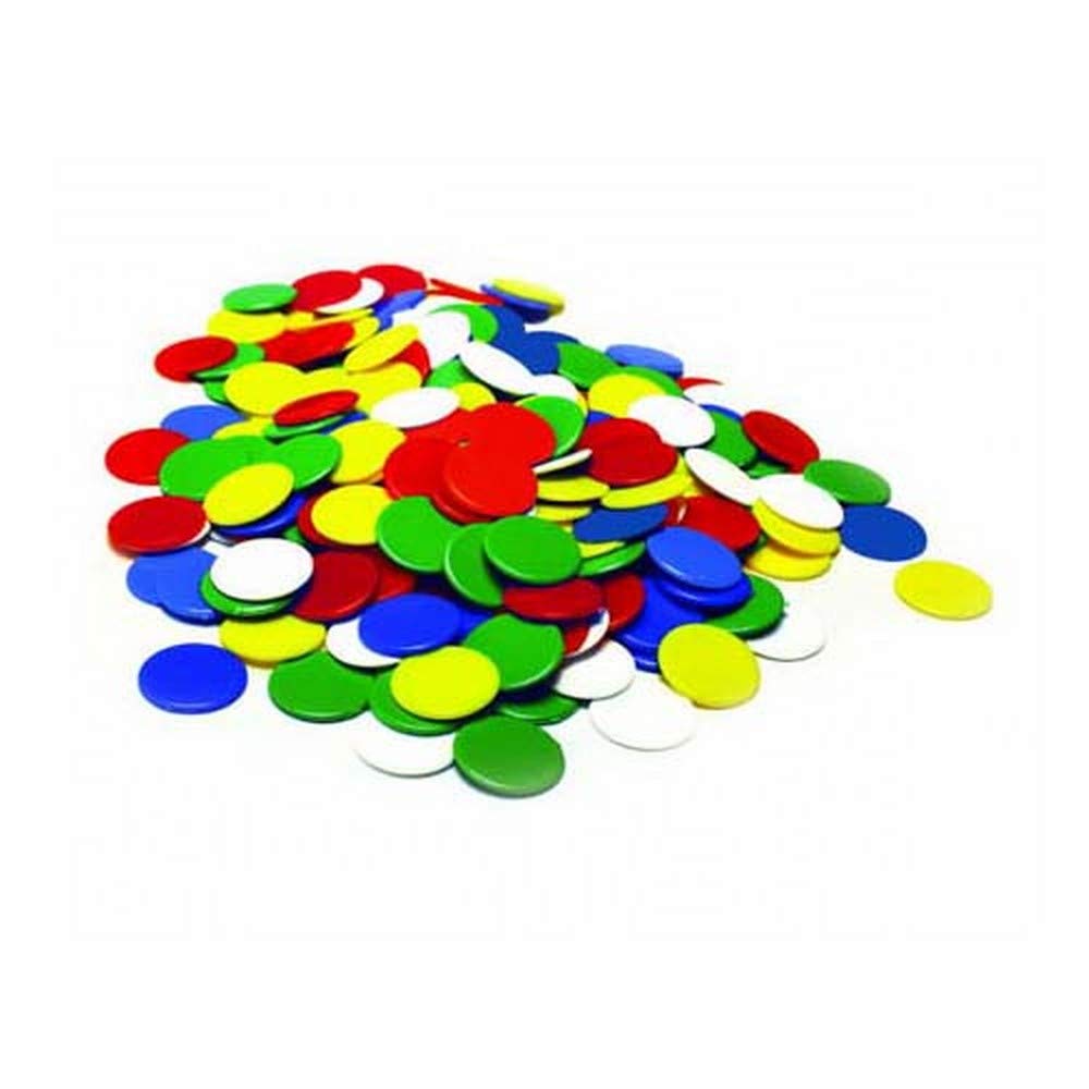 Invicta Educational 011059 Smooth Counter, 22mm Ø, Pack of 500