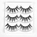 MUSELASH 3D 9 Pairs 3 Styles Faux Mink False set Natural False Eyelashes Lashes wispiese Eyelashes Soft Multi-pack Long Fluffy Dramatic Lashes Handmade………