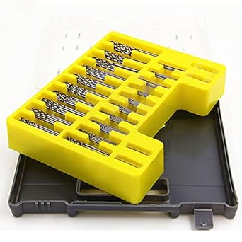 Generic New 150Pcs/Case 0.4-3.2mm Mini Drill Bit Set HSS Microtech Power Tools Small Precision Twist Drilling Kit with Plastic Box