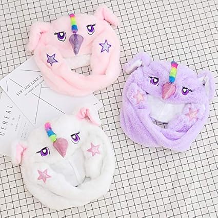Thboxes Summer Cute Funny Girl Women Hat with Moving Ears C1 Unicorn (Purple) 60cm Without Light