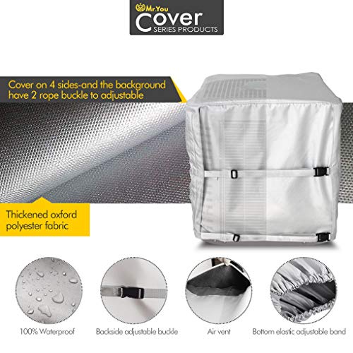 Mr.You Universal Generator Cover fit for Most Generators 5500-15000 Watt - 28x38x30 inch - Thumbnail 3