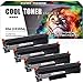 Cool Toner Compatible CE285A 85A Toner Replacement for HP 85A CE285A P1102w Toner Cartridge for HP LaserJet Pro P1102w M1212nf MFP P1109w M1217nfw P1102 P1100 M1132 M1210 1102w Printer (Black, 4-Pack)