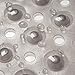 AmazerBath Bath Tub Mat, Extra Long 39 x 16 Inches Non-Slip Shower Mats with Suction Cups and Drain Holes, Bathtub Mats Bathroom Mats Machine Washable (Clear Gray)