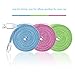 OKRAY 3 Pack 1.83M/6FT Premium Flat Nylon Braided Micro USB 2.0 A Male to Micro B Sync Charge Cable Charging cord for Samsung Galaxy, Nexus, Motorola, HTC, Android Smartphone (Green Blue Hot Pink)