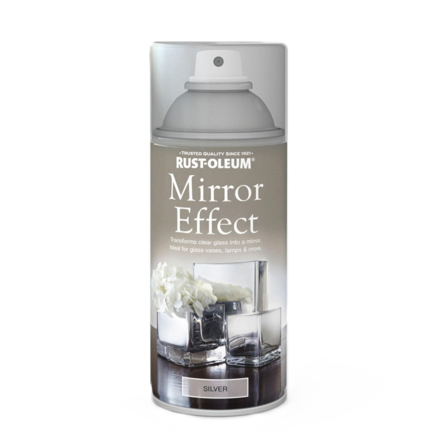 Rust-Oleum 150ml Mirror Effect Spray Paint - Silver