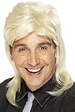 Smiffy's Men's Mullet Wig, Blonde, One Size