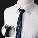 Dan Smith DANF0031 Multicolored Polyester 5cm-width Thin Ties Fitness For Marriage Skinny Ties - 5 Styles Available Classic For Husband