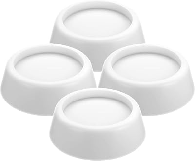Spares2go White Rubber Feet Pads for Beko Dishwasher Fridge Freezer Anti