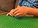 Brick Nation Wooden Lego Compatible Tray by Framed Green Plastic 10x10 Baseplate Perfect Travel Lap Table For Kids To Build On - Compatible With Duplo & Classic Bricks