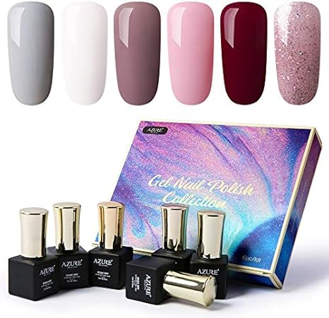Amazon Azure Beauty カラー 6色セット 7ml Uv Led ポリッシュタイプ 限定ギフトセット ネイル カラージェル Azure Beauty ネイル 通販