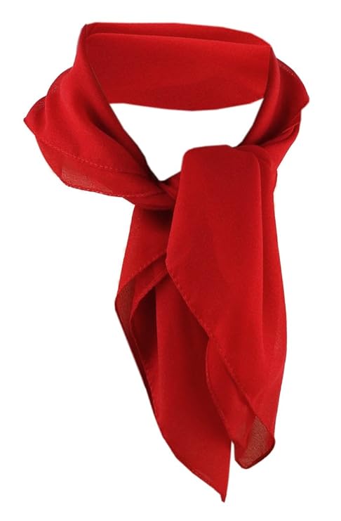 TigerTie Chiffon Nickituch verschiedene Farben Gr. 50 cm x 50 cm - Tuch Halstuch