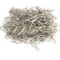 GCA 200Pcs DIY Lanyard Hook Craft & Hobby ID Card Key Chain Parts Jewelry Basics Lanyard Hook