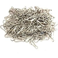 GCA 200Pcs DIY Lanyard Hook Craft & Hobby ID Card Key Chain Parts Jewelry Basics Lanyard Hook